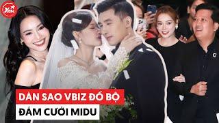 Dàn sao Vbiz đổ bộ đám cưới Midu: Trường Giang - Nhã Phương chiếm "spotlight", Lan Ngọc rạng rỡ