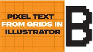 how to make pixel art in adobe illustrator l pixel art tutorial l grid method