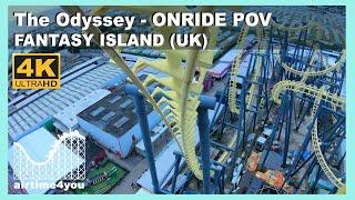 The Odyssey - ONRIDE POV 1st row - Vekoma Custom SLC - Fantasy Island (Skegness, UK) - 04.07.24 - 4K