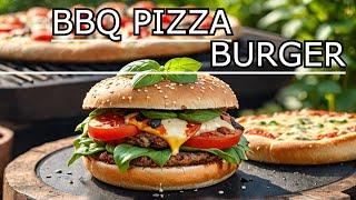 PIZZA BURGER vom Grill - So kommt er zurück zu Dir | The BBQ BEAR