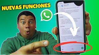 ¡Increíbles NUEVAS FUNCIONES de WHATSAPP 2024! 