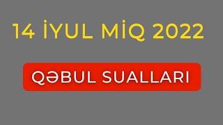 Kurikulum | MİQ 2022 QƏBUL SUALLARI