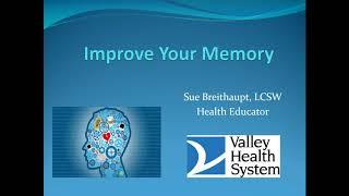 Improve Your Memory