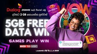 dialog free data 2025 | free data sinhala | dialog free data wow app | WowGames | Free Data Win 100%