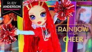 Rainbow High Cheer Dolls | Unboxing Ruby Anderson | Instant Ry Play #collecttherainbow