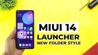 Miui 14 System Launcher Stable Update - Enable New Folder Style In Global Devices