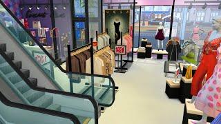 FASHION RETAIL STORE | Stop Motion Build | THE SIMS 4