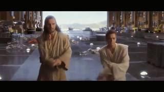 Phantom Menace Obi Wan Qui Gon vs Darth Maul