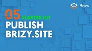 Publish your personalized subdomain | Brizy Cloud 2022, Starter Kit 05