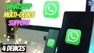 Whatsapp now on 4 multiple devices | Whatsapp Multi-device support | Phone, iPad, Computer |