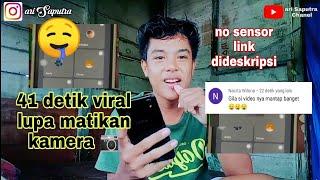 41 DETIK VIRAL di tik tok lupa matiin kamera zoom Adi Wahyu||ternyata