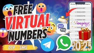 Create UNLIMITED Telegram, WhatsApp Accounts Free On USA Numbers 2025 | Temp Number | OTP/SMS Codes