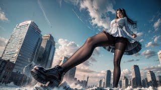 Super Giantess Onslaught ! 超級女巨人來襲 ! AI Art LookBook 4K