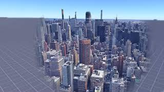 Flying around New York City in MixedReality Google Earth app