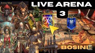 Day 3 Live Arena - I battle Smiley TK | Raid: Shadow Legends | Marichka banned, Taras banned part 3