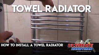 How to install a towel radiator