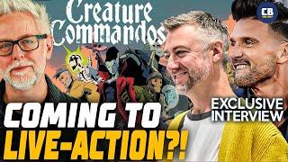 Creature Commandos In The Live-Action DCU?! Sean Gunn, Frank Grillo, & Zoë Chao !