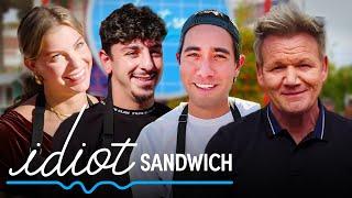 Zach King, FaZe Rug & Sydney Morgan Attempt to Make Sandwiches for Gordon Ramsay | Idiot Sandwich