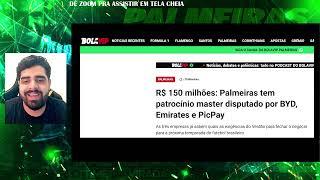 R$150 MILHÕES:PALMEIRAS TEM PATROCIONOO MASTER DISPUTADO!