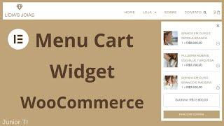 Como Personalizar o Widget Menu Cart no Elementor