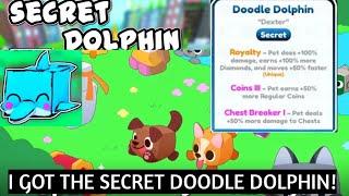 I Got The SECRET DOODLE DOLPHIN Pet! In Pet Simulator X!