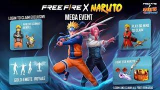 FREE FIRE X NARUTO COLLAB, 7TH ANNIVERSARY EVENT FF 2024 | FREE FIRE NEW EVENT | FF NEW EVENT TODAY