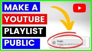 How To Make A YouTube Playlist Public? [in 2023]