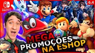 PROMOÇÃO RARÍSSIMA NO NINTENDO SWITCH  - EXCLUSIVOS COM ATÉ 50% DE DESCONTO!