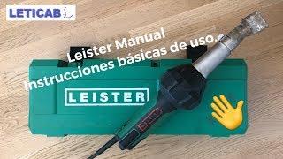 LEISTER MANUAL instrucciones uso