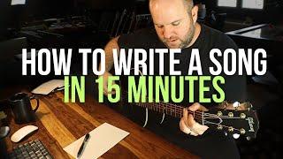 Write a Song in 15 Minutes?