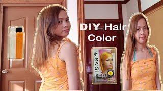 DIY hair Dye | Hair Color- Golden Yellow