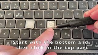 How to PROPERLY replace a regular Key on a Logitech MX Keys / CRAFT YR0073 YR0064 fix repair remove