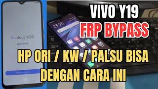 VIVO Y19 FRP BYPASS || FORGET YOUR GOOGLE ACCOUNT FOR KW/FAKE/ORI HP YOU CAN DO IT THIS WAY