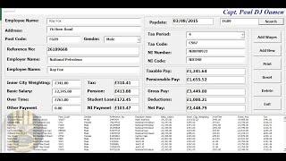 How to create an Employee Payroll Data Entry UserForm with VBA in Excel - Full Tutorial