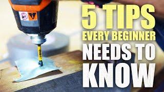 5 Woodworking Tips Every Beginner Needs To Know