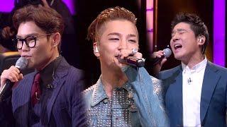 Taeyang & Kim Bum Soo & Lim Chang Jung, singing 'Eyes Nose Lips' 《Fantastic Duo》판타스틱 듀오 EP01