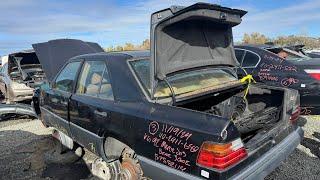 1992 Mercedes-Benz W124 at Junkyard in California