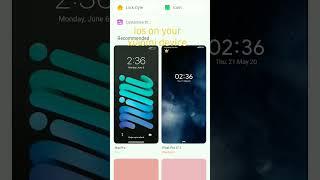 most awarded ios theme of xiaomi#miui 12.5