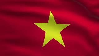  Vietnam Country Flag Animation | Full HD | 10 Hours