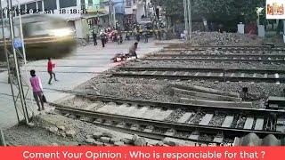 Train Accidents compilation 2022 | God Help Him | RajTech