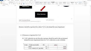 VAT adjustment Part 01