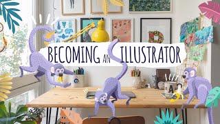 BUILDING YOUR ILLUSTRATION CAREER | 3 Steps I Followed to Quit my Job and Become an Illustrator