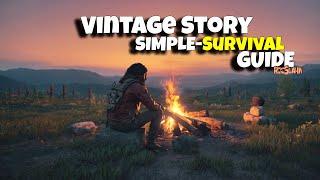 The Easy Way To Survive In Vintage-Story | Beginners Guide | 2024