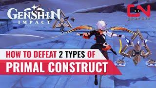 Defeat 2 Types of Primal Construct Genshin Impact Trillion Trinket Trawl