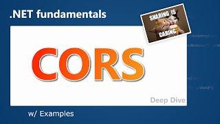 ASP.NET Core WebAPI CORS error fixed and explained | Deep Dive WebAPI Basics - 01