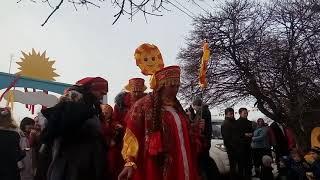 Республиканский фестиваль "Масленица" в селе Кунича Молдова 2018. Начало.