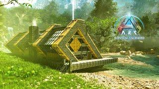 How I Built An A-Frame Modern Base in ARK: Survival Ascended - Speed Build and Showcase