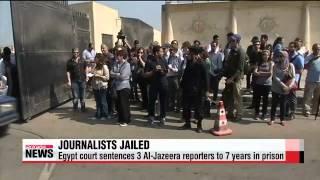 Int'l outrage erupts over Egypt's ruling of Al-Jazeera journalists