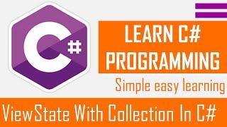 ViewState With Collection In C# | C# Tutorial For Beginners | Asp.Net Tutorials