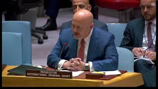 ICC Prosecutor Karim A. A. Khan KC briefs the UNSC on the Situation in Libya